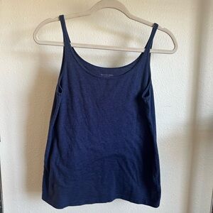 EILEEN FISHER NAVY and Blue stripped Women's Tank Top.